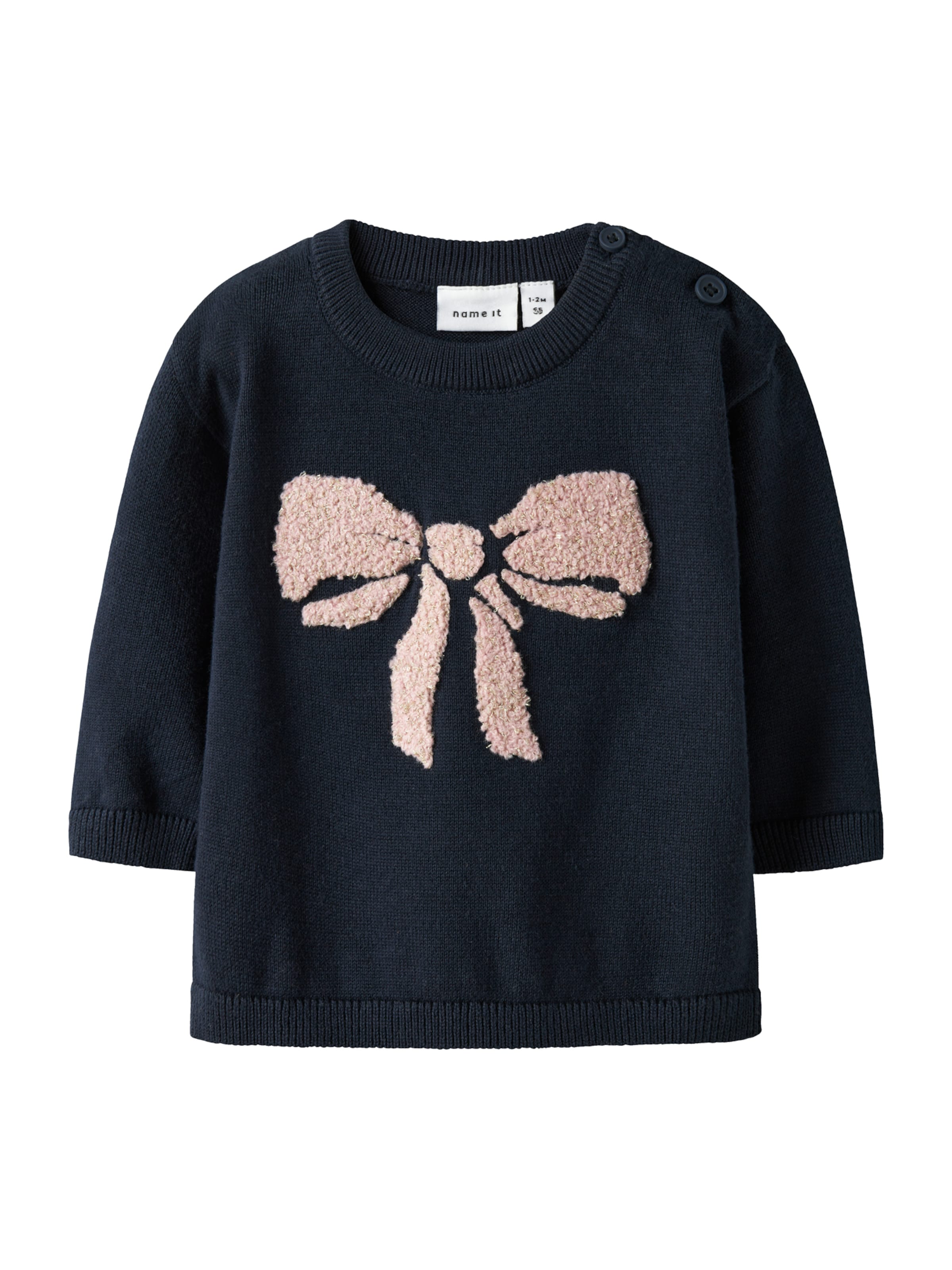 NAME IT Sweter &#x27;NBFREBOW&#x27; w kolorze niebieski: przód