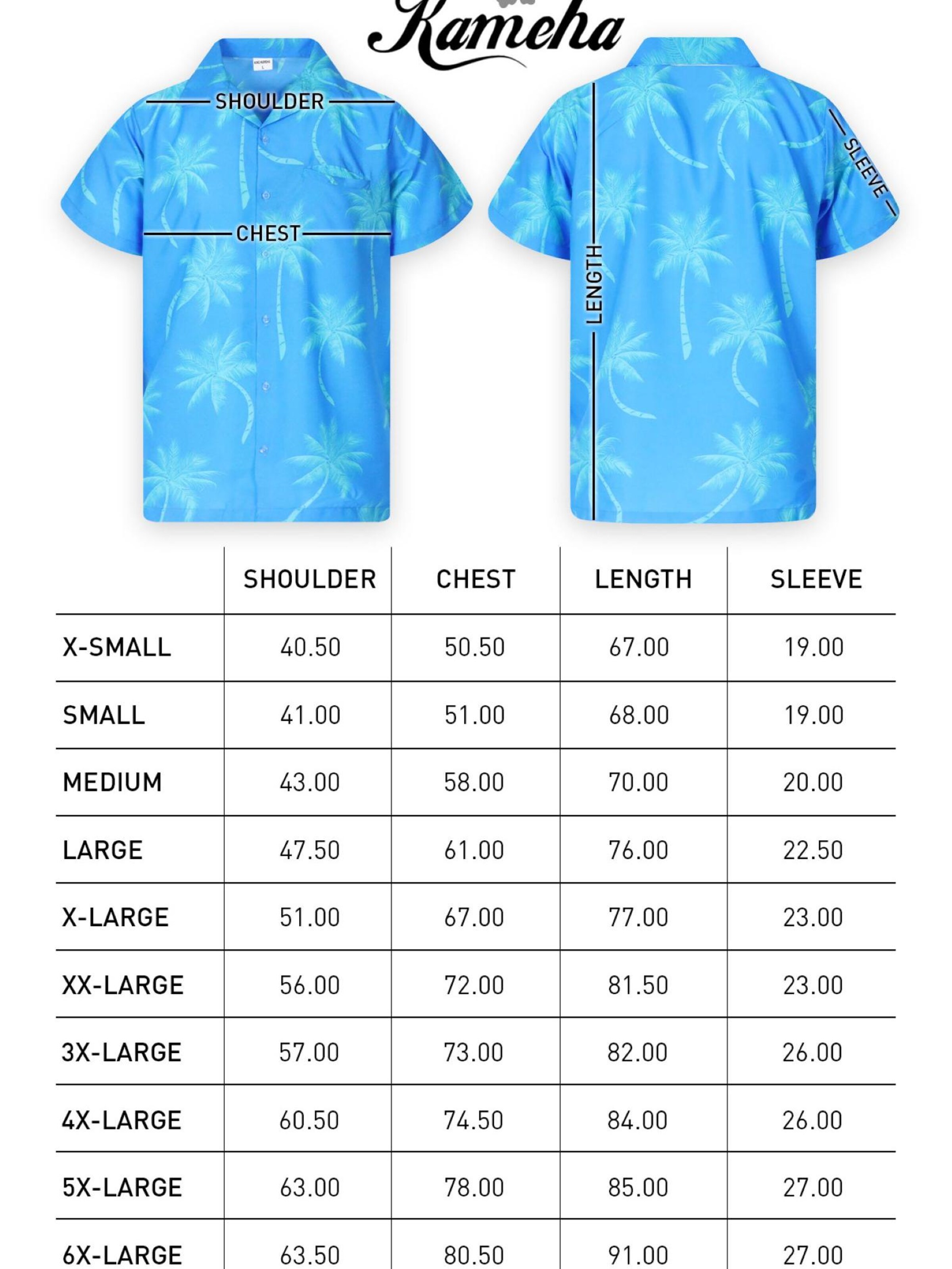 King Kameha Shirt 'Palmshadow' in Blauw