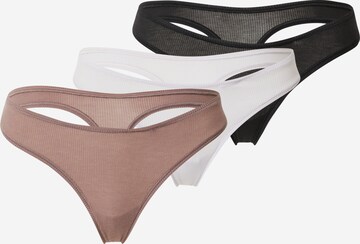 Calvin Klein Underwear Stringi w kolorze brązowy: przód