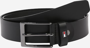TOMMY HILFIGER Belt 'Layton' in Black: front