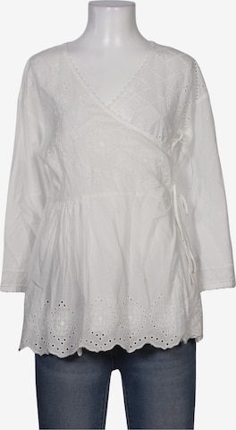 Gudrun Sjödén Bluse S in Weiß: Vorderseite