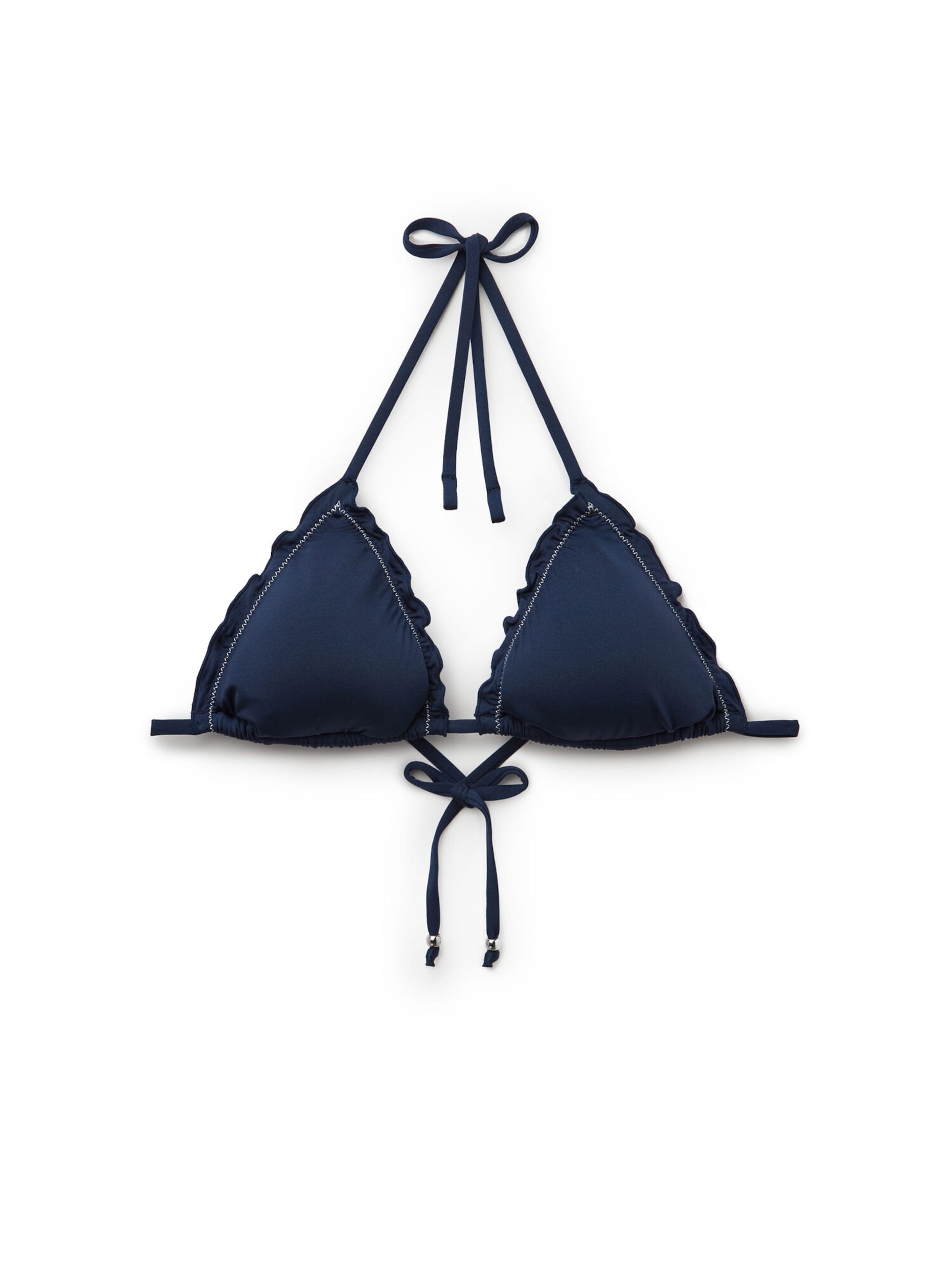 CALZEDONIA Triangle Bikini Top 'CLASSIC DOLL' in Blue: front