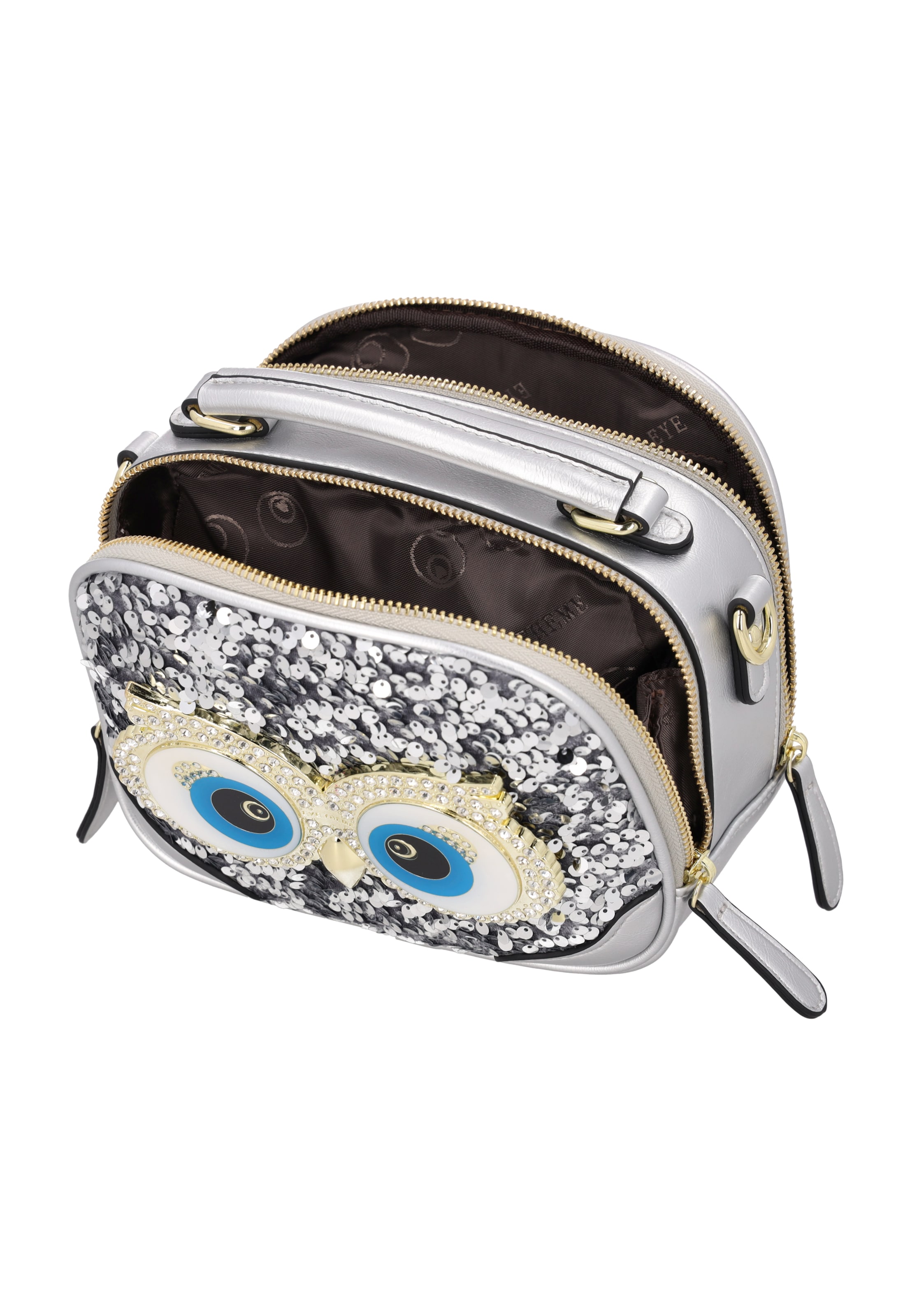 myMo Pop - Bolso de mano 'Eyetheme' en plata