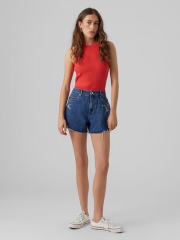 VERO MODA Loosefit Shorts 'Zuri' in Blau