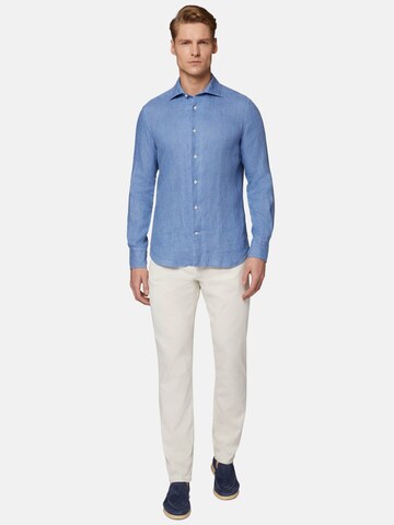 Coupe regular Chemise Boggi Milano en bleu