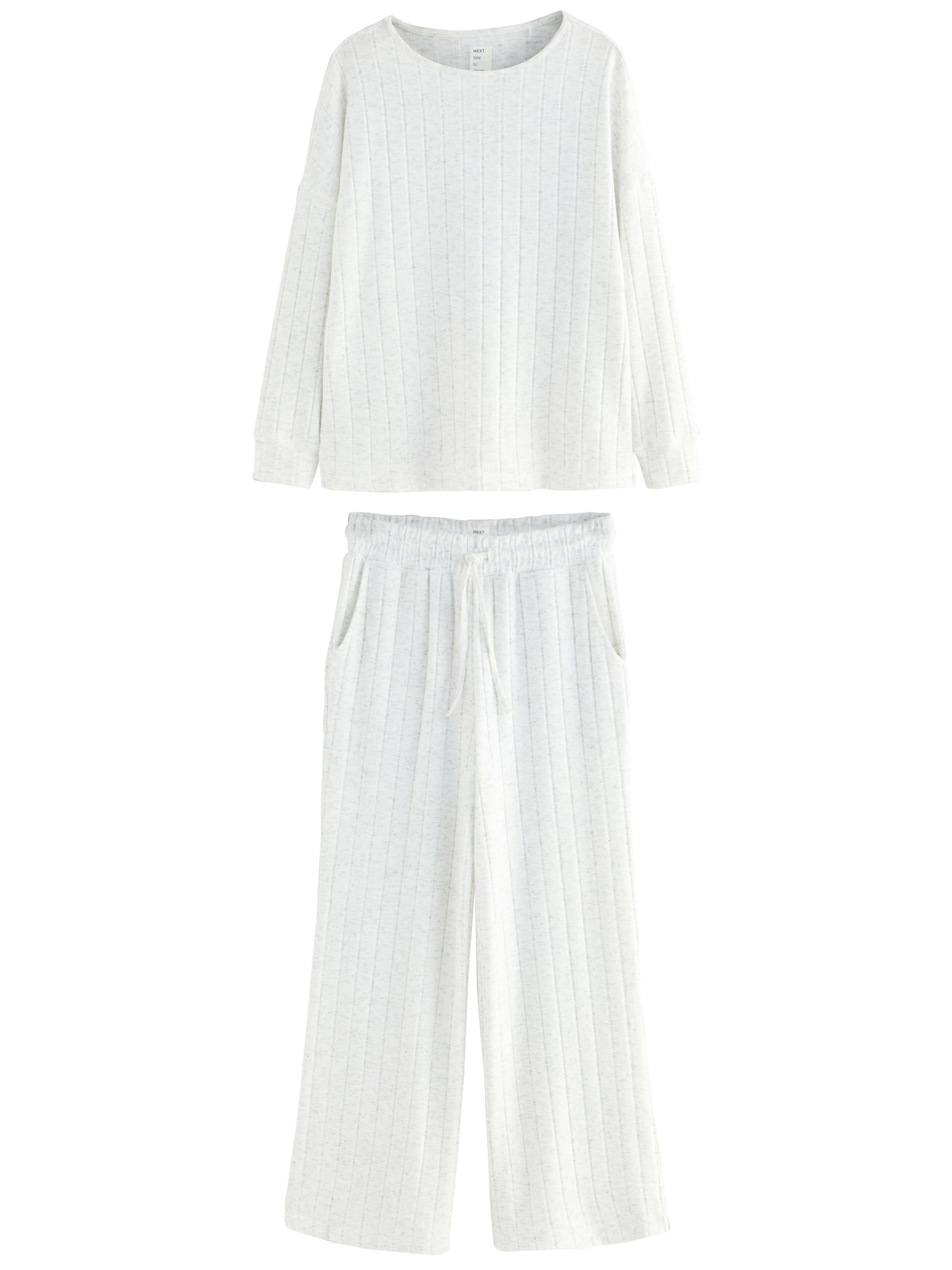 Next Пижама в бяло: отпред