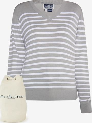 DreiMaster Maritim Sweater in Grey: front