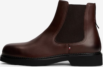 TOMMY HILFIGER Chelsea boots in Bruin: voorkant