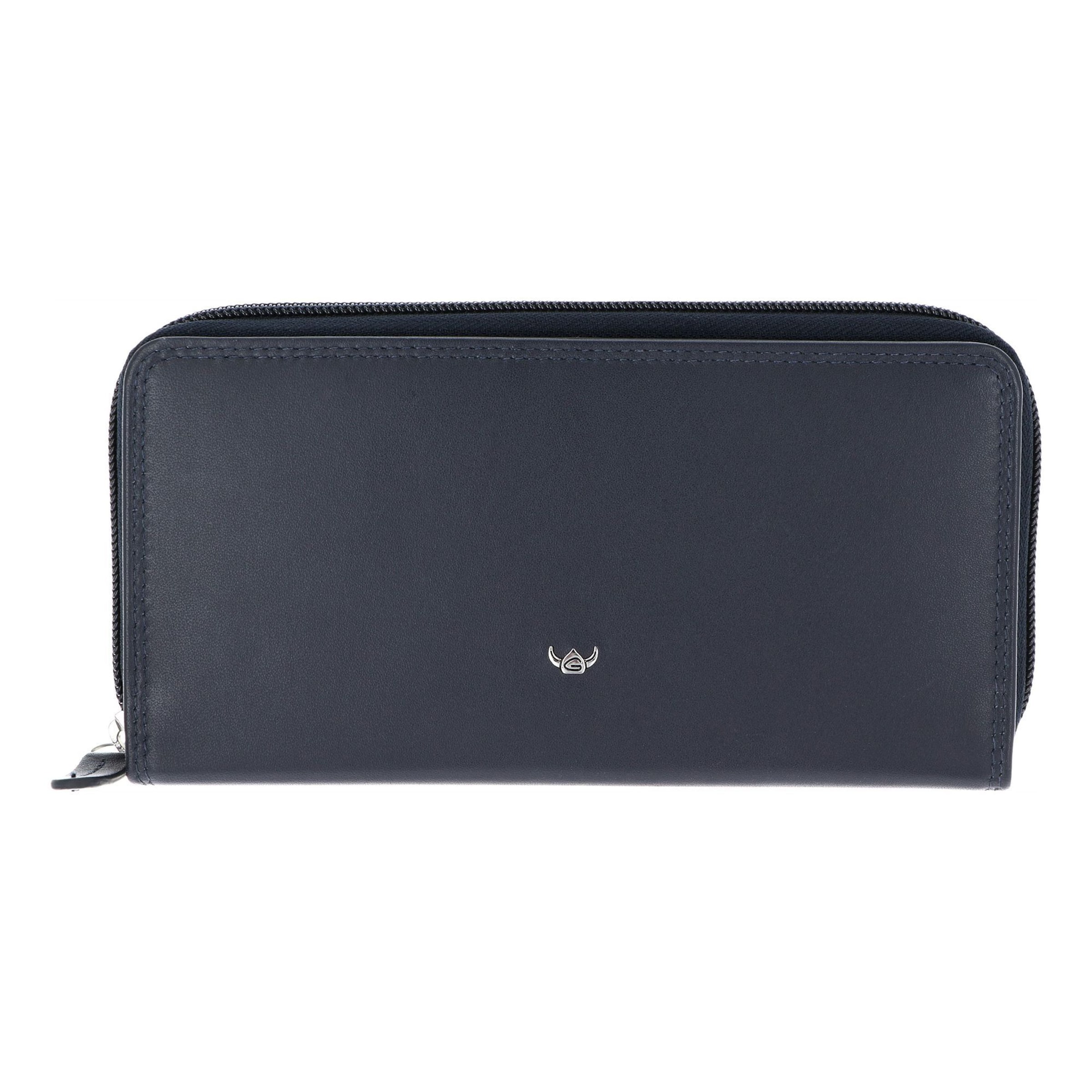 Portamonete 'Polo' di GOLDEN HEAD in blu: frontale