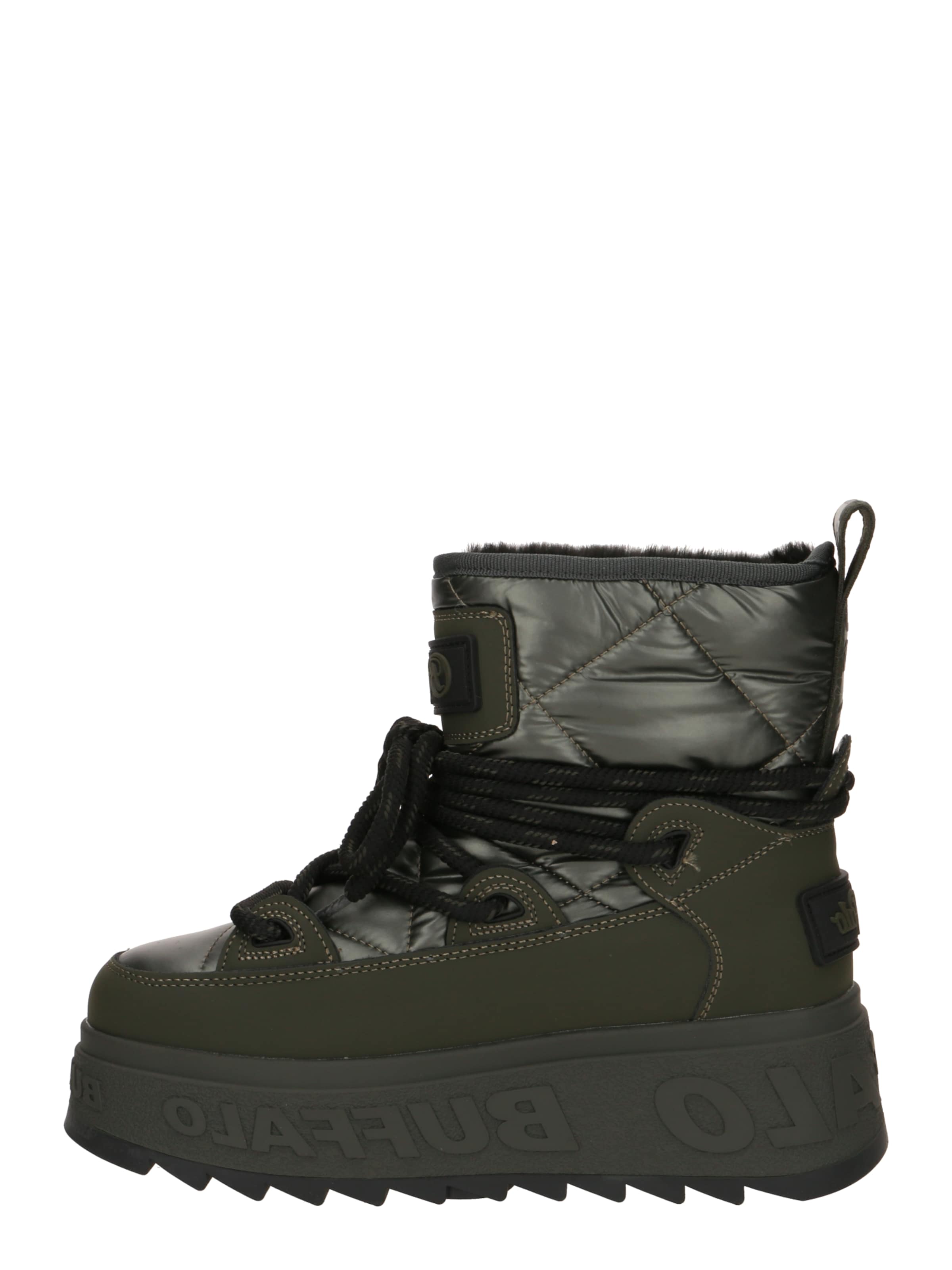 BUFFALO Snow Boots 'ELIZA' in Green