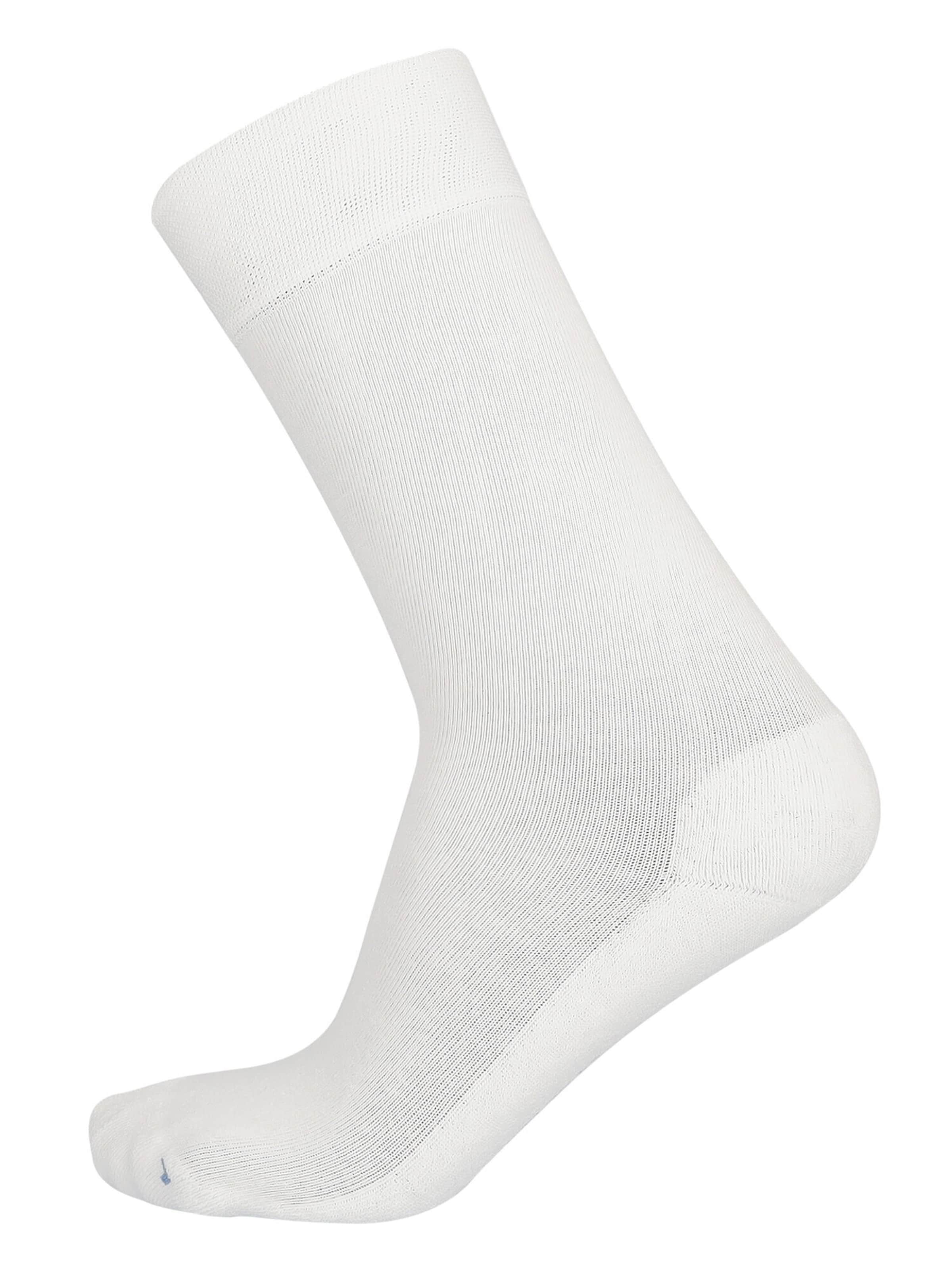 Chaussettes 'Air Plush' Hudson en blanc : devant