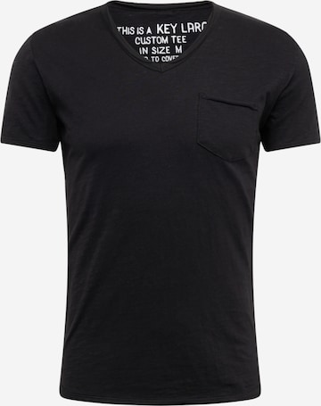 Tricou 'WATER' de la Key Largo pe negru: față