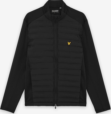 Veste de sport Lyle & Scott en noir : devant