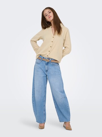 Chemisier 'ONLTHYRA' ONLY en beige