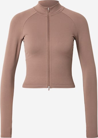 Aim'n Trainingsjack in Bruin: voorkant