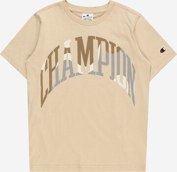 T-Shirt Champion Authentic Athletic Apparel en beige : devant