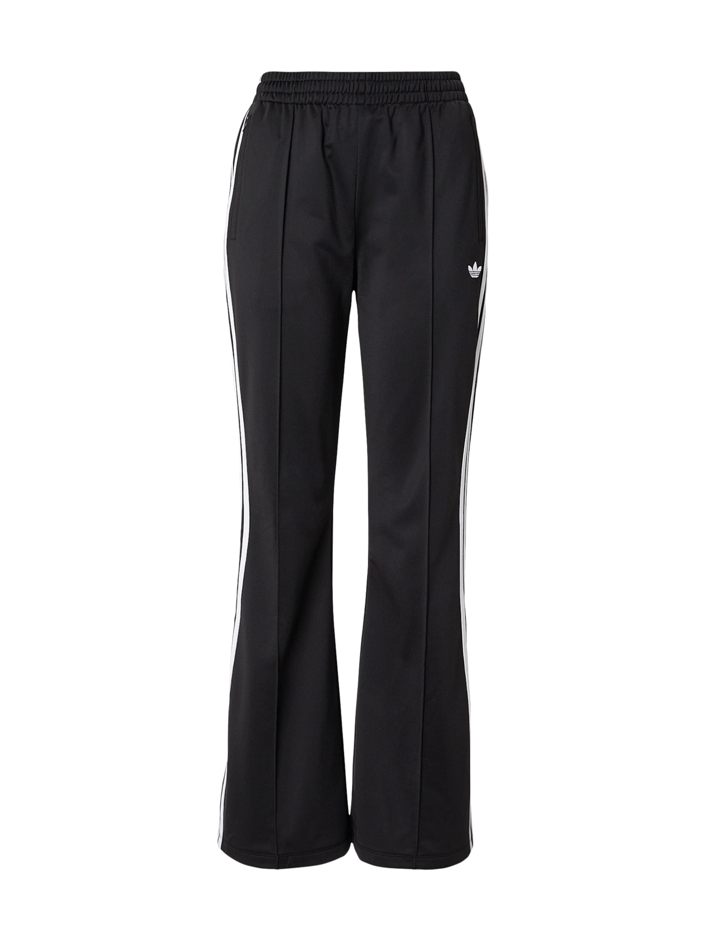 ADIDAS ORIGINALS Na zvonec Hlače 'Firebird' | črna barva: sprednja stran