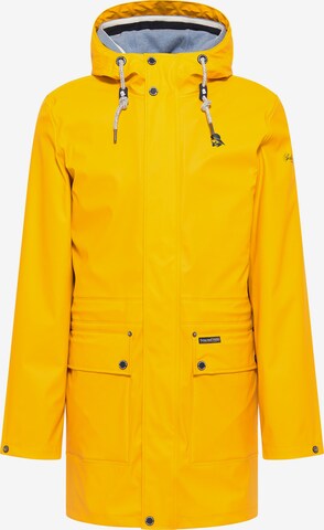 Sweat-shirt Schmuddelwedda en jaune : devant