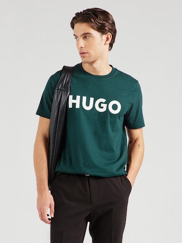 T-Shirt 'Dulivio' HUGO en vert : devant