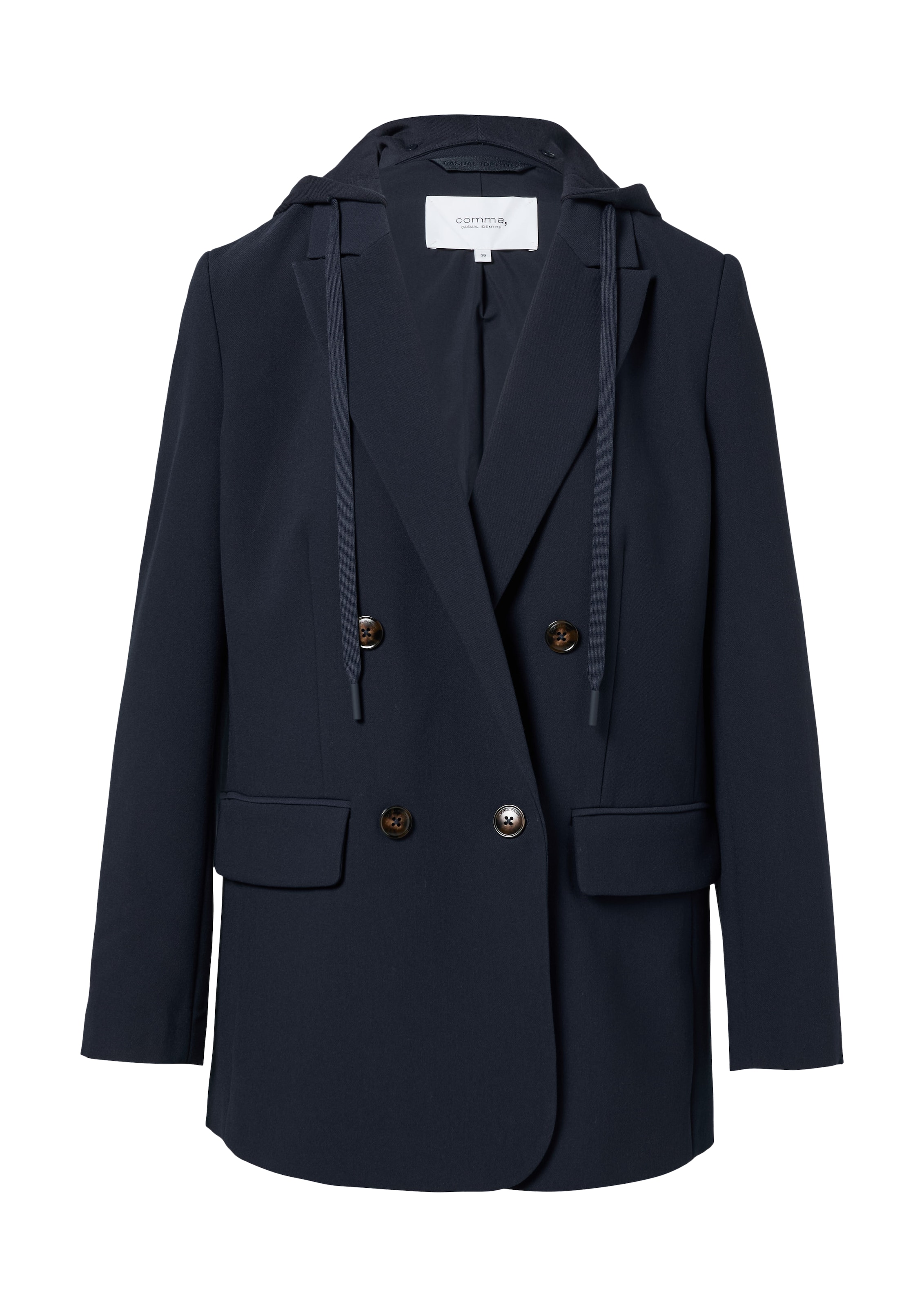 Blazer comma casual identity en bleu : devant