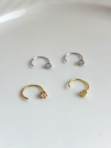 Kamakula Earrings 'Mini C' in Gold