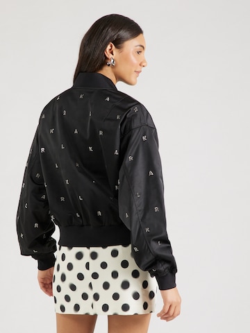 Karl Lagerfeld Between-Season Jacket in Black: back