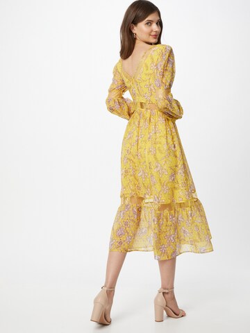 Frock and Frill Dress in Yellow