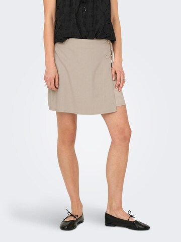 ONLY Skirt 'ONLCaro' in Beige: front