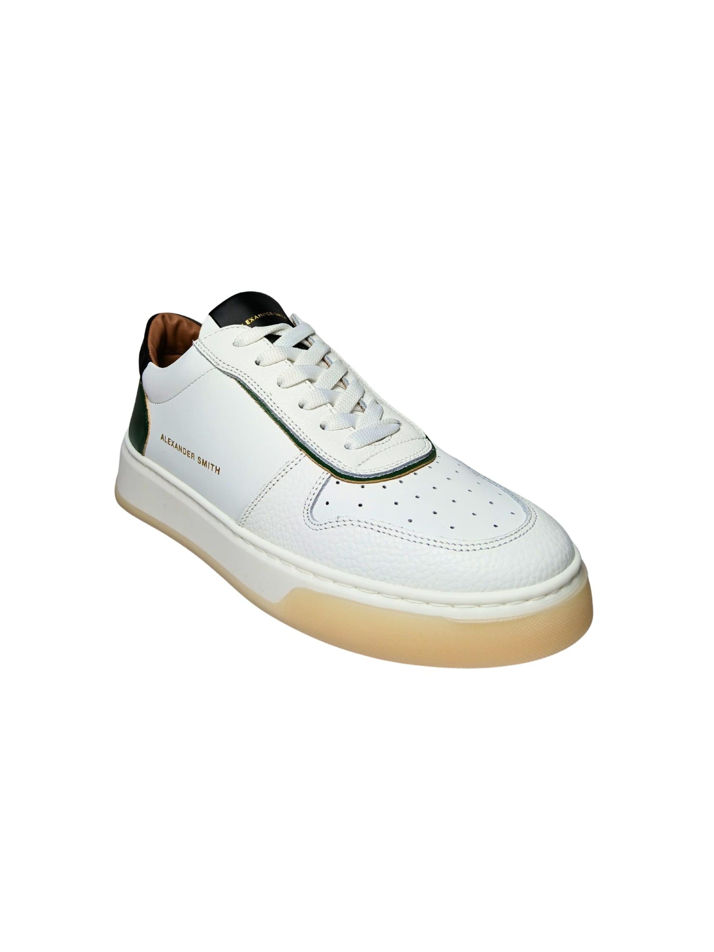 Alexander Smith Sneakers in White: front