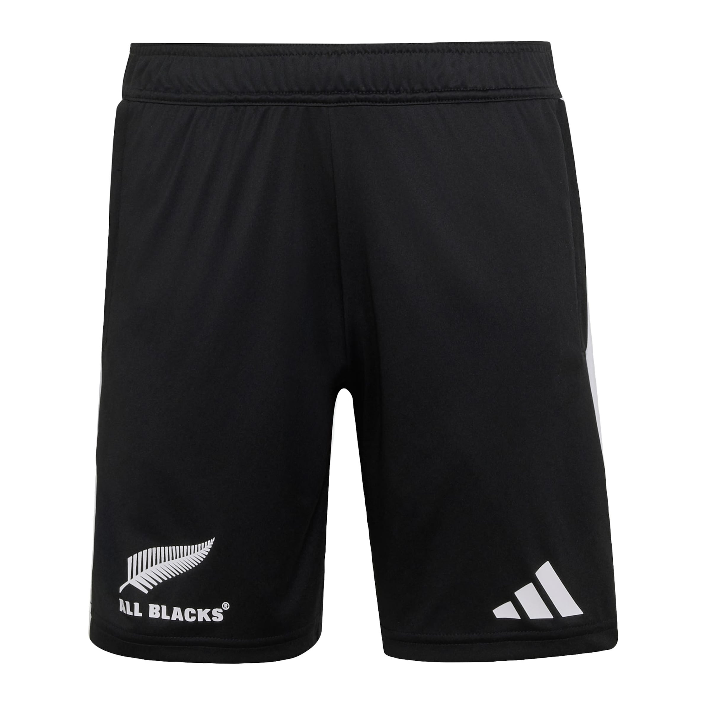 ADIDAS PERFORMANCE Slimfit Sportbroek in Zwart: voorkant