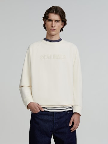 Scalpers Sweatshirt in Beige: front