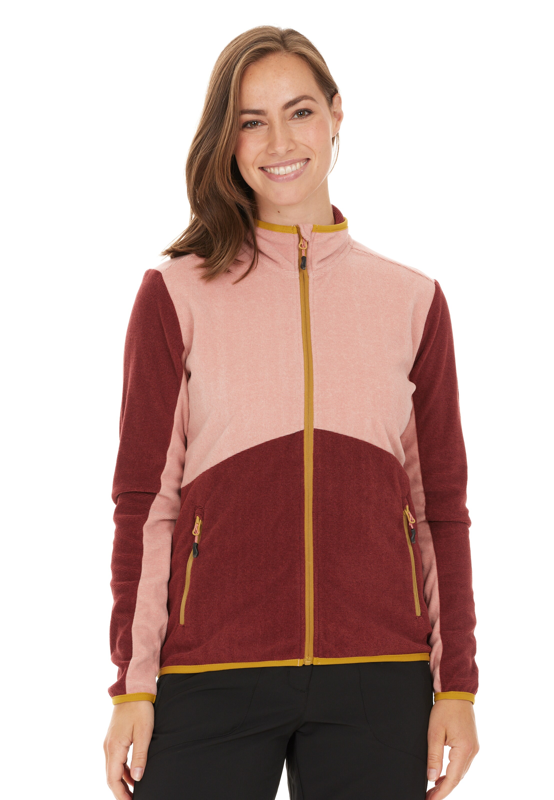 Whistler Fleecejacke 'Greyson' in Rot: Vorderseite