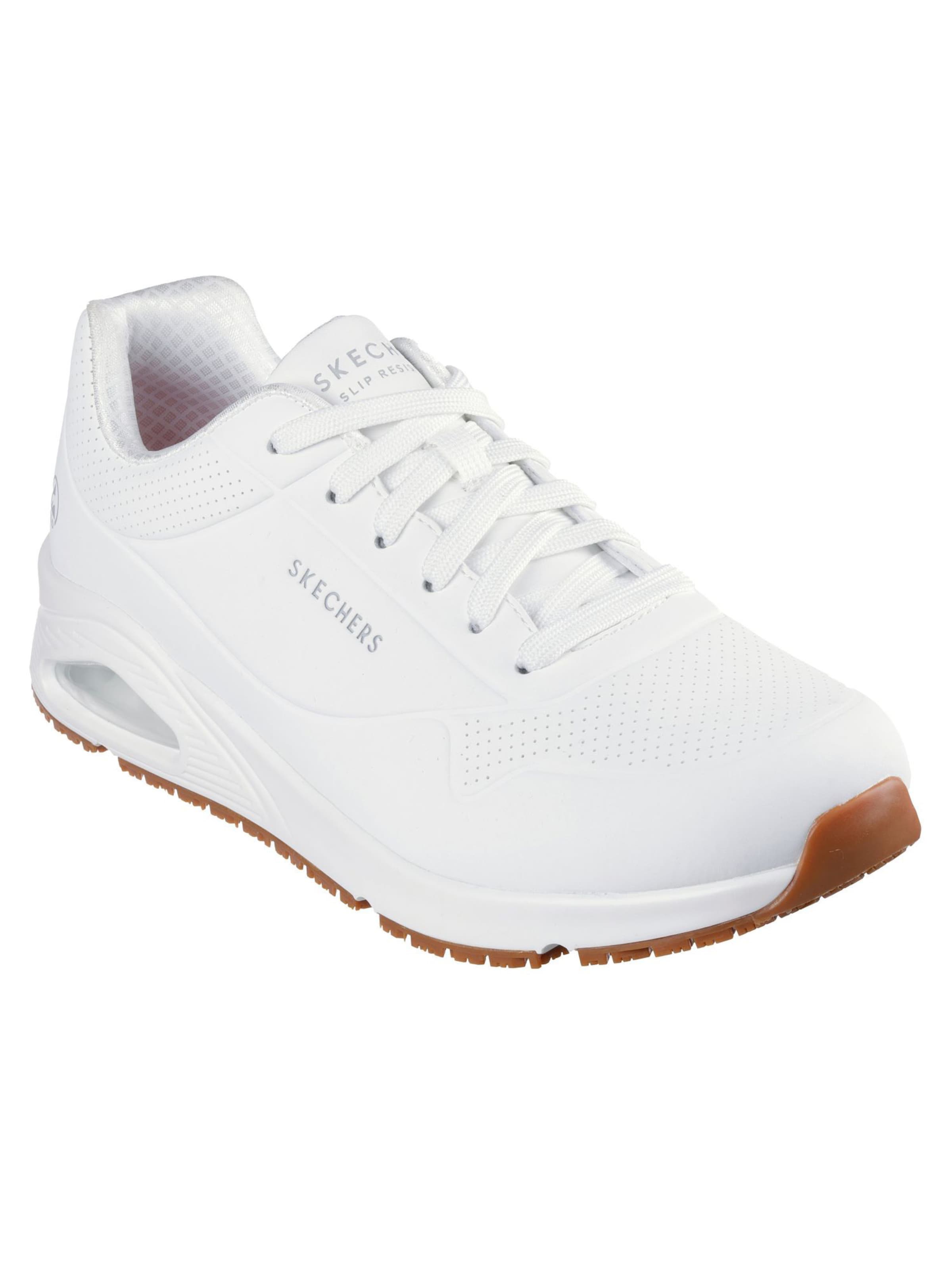 SKECHERS Sportlicher Schnürschuh 'Uno Sr'‌‌ in Weiß: Vorderseite