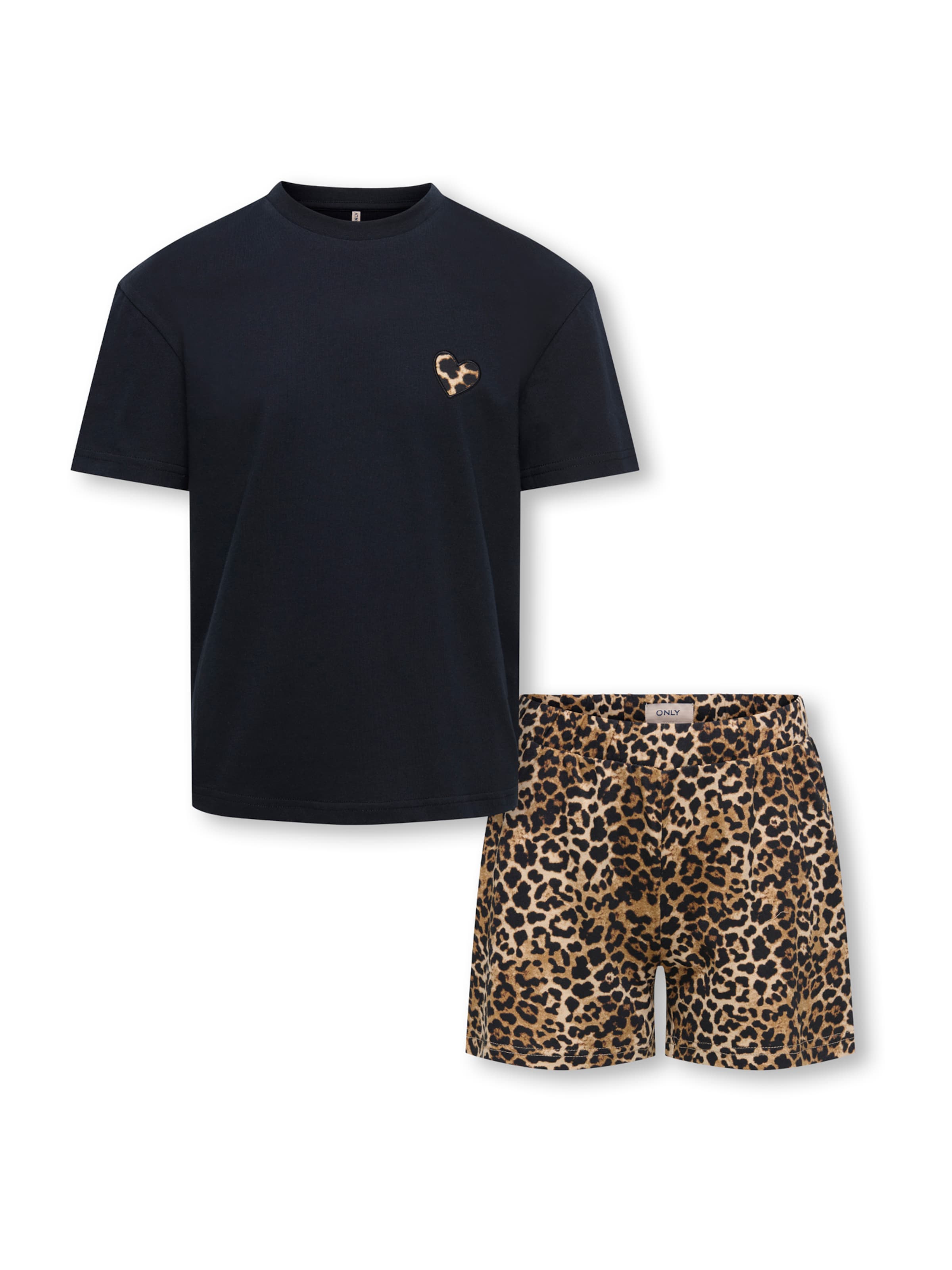 ONLY GIRLS - Pijama 'KOGRILA' en negro: frente