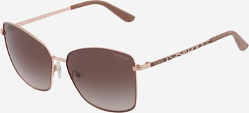 Ochelari de soare de la GUESS pe auriu: față