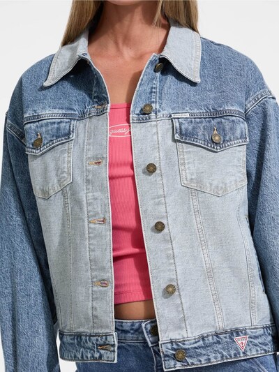 GUESS Between-Season Jacket in Sky blue / Blue denim, Item view