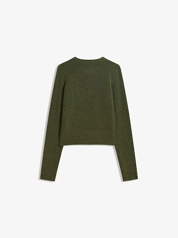 Bershka Sweter w kolorze zielony
