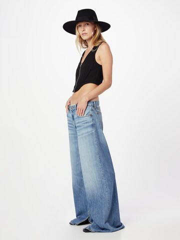 RE/DONE Wide leg Jeans in Blauw