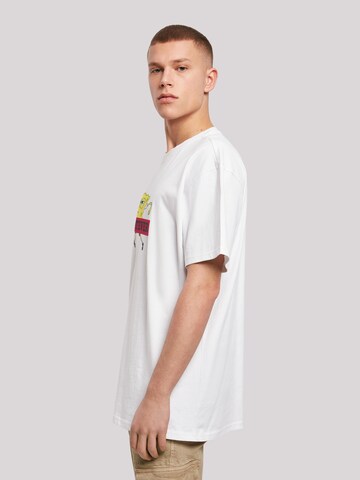 F4NT4STIC T-Shirt 'Spongebob Schwammkopf WHATEVER' in Weiß