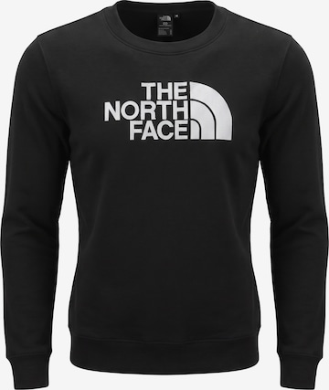 THE NORTH FACESweater majica 'ESSENTIAL' - crna boja: prednji dio