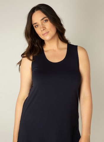 BASE LEVEL CURVY Top 'Alicia' in Blue