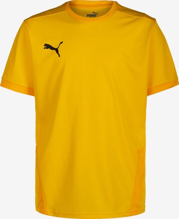 PUMA Performance Shirt 'teamGOAL' in Yellow: front