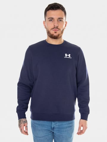 Sweat-shirt 'UA Essential Fleece Crew Blue Sweat' UNDER ARMOUR en bleu