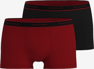 TOM TAILOR - Calzoncillo boxer en rojo: frente