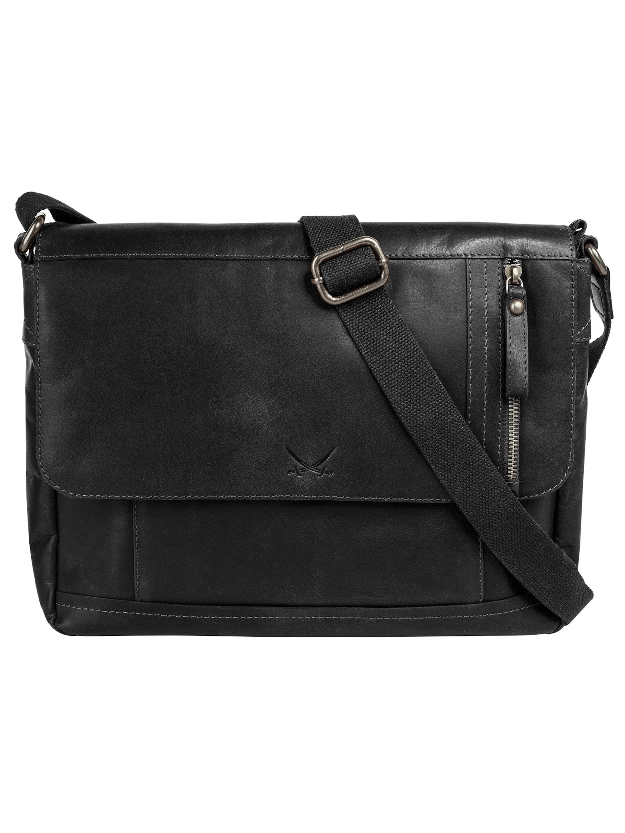 SANSIBAR Messenger 'Sansibar Messenger'‌‌‌‌ in Schwarz: Vorderseite