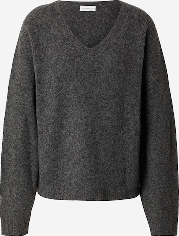The Base Theory Свитер 'V NECK JUMPER' в Серый: спереди