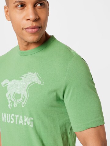 MUSTANG Shirt 'Alex' in Green