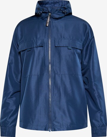 Veste mi-saison urban rain by Schmuddelwedda en bleu : devant