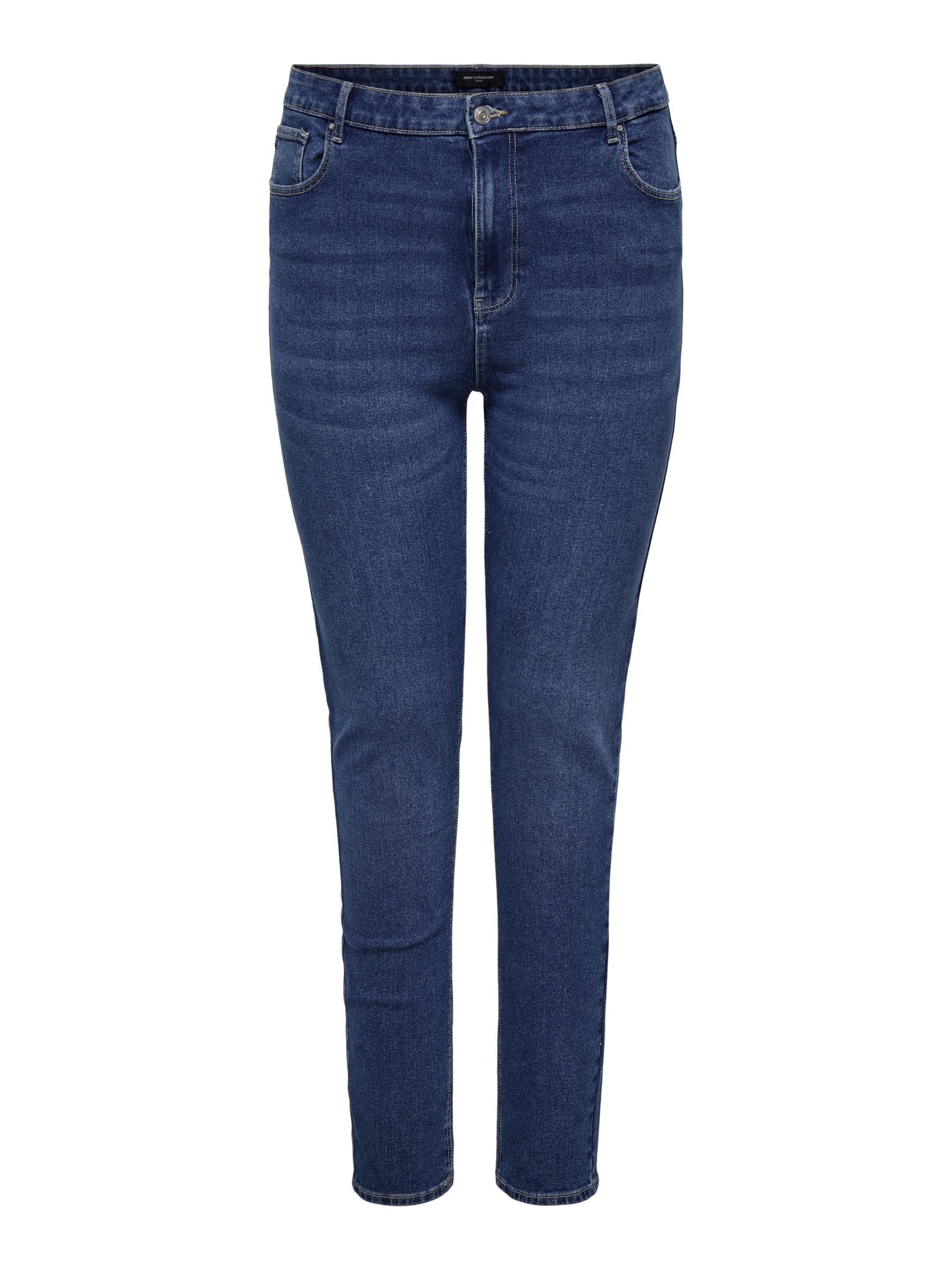 ONLY Carmakoma Slim fit Jeans in Blue: front
