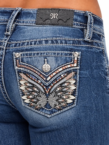 Miss Me Boot cut Jeans 'Miss Me MID-REISE-BOOT- k1517' in Blue